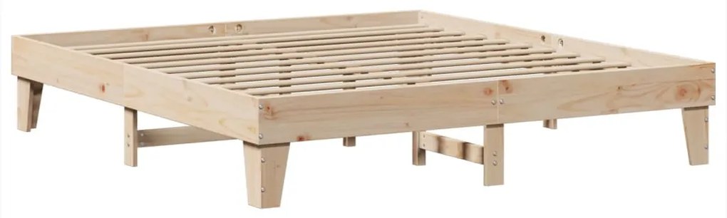 Cama sem colchão 180x200 cm madeira de pinho maciça