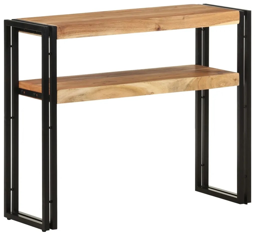 vidaXL Mesa consola 90x30x75 cm madeira de acácia maciça