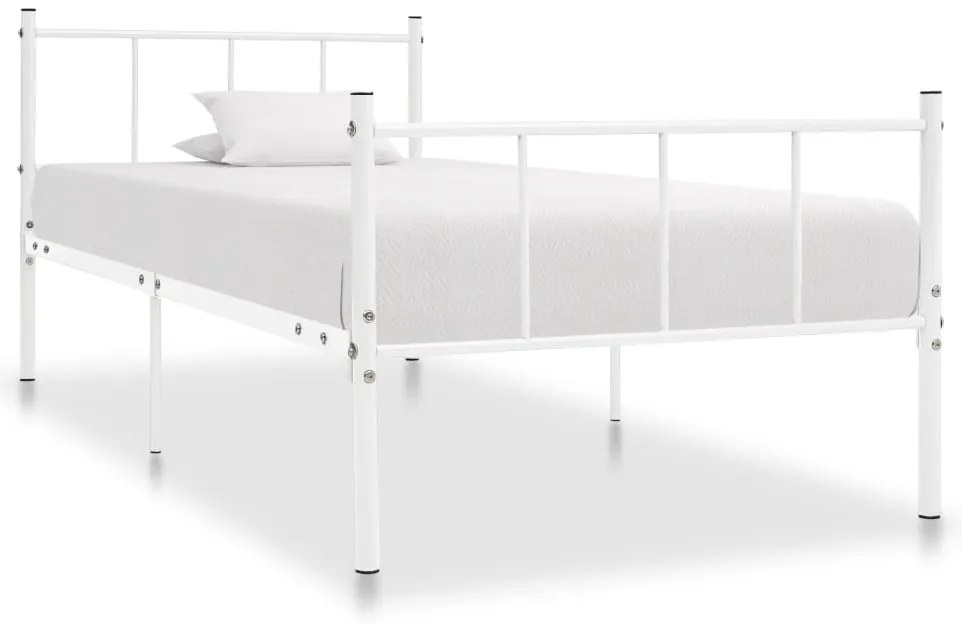 Estrutura de cama metal 90x200 cm branco