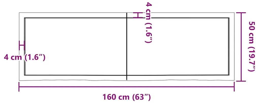 Prateleira de parede 160x50x(2-6)cm carvalho maciço não tratado