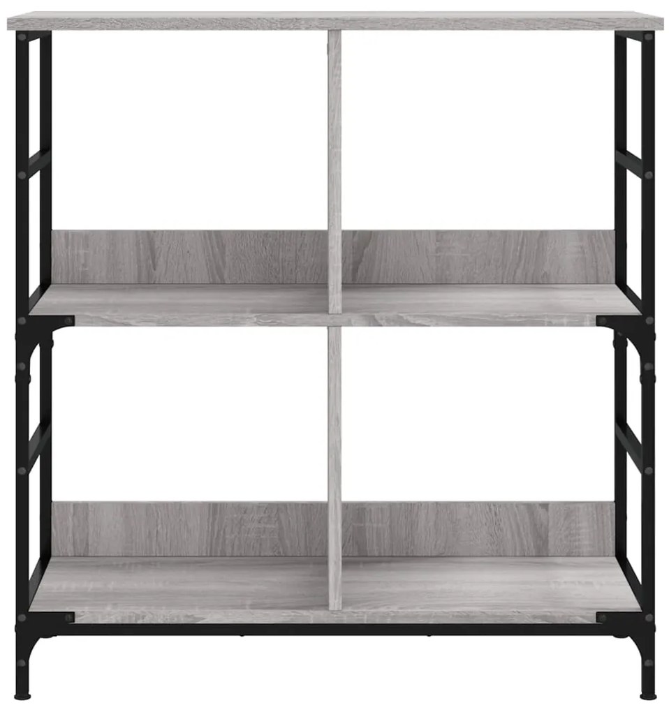 Estante 78,5x33x82 cm derivados de madeira cinzento sonoma