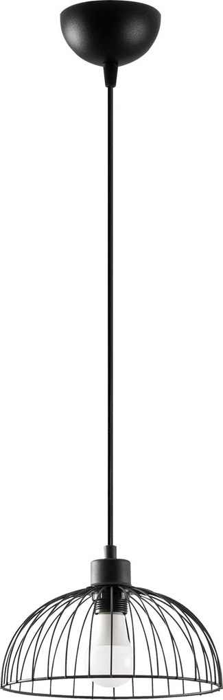 Candeeiro de Teto Beybisi – Preto – 25 x 25 cm