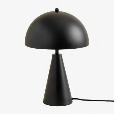 Lâmpada De Mesa Em Metal Jaliya Preto - Sklum
