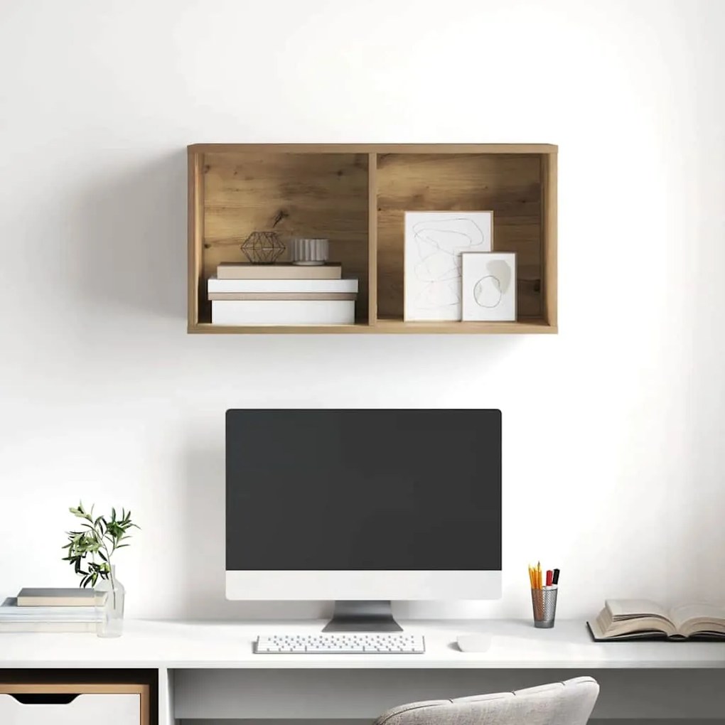 Gabinete para TV carvalho artisiano 37 x 37 x 72 cm