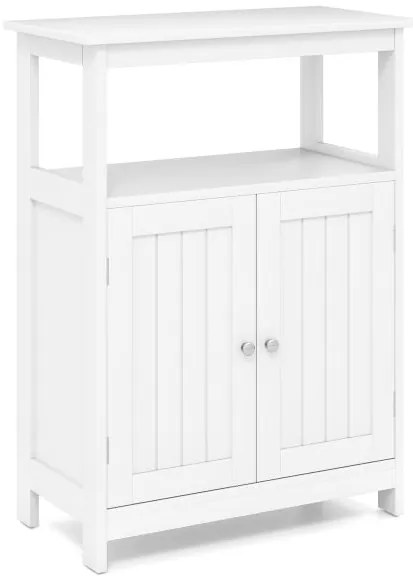Mesa de bar de 120 cm com armário de armazenamento e suporte para vinhos - preta