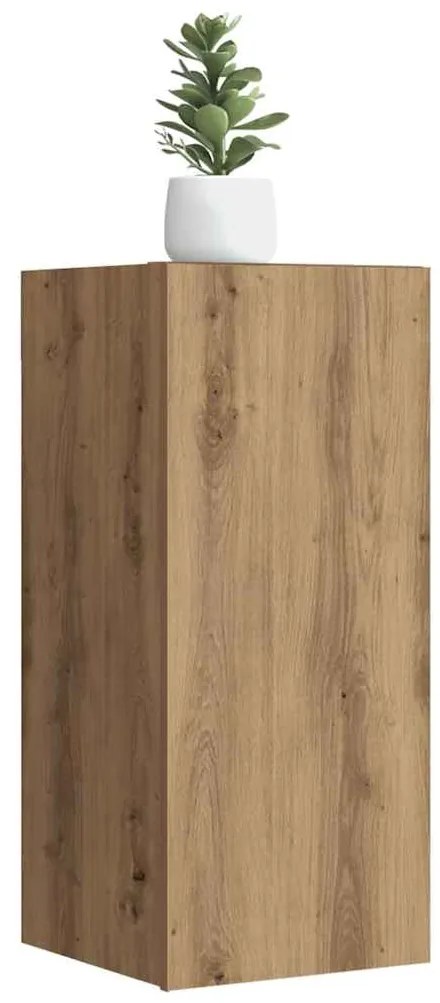 Móveis TV 2 pcs 30,5x30x60 cm deriv. madeira carvalho artisiano