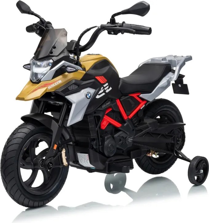 Mota eletrica para Crianças 2 a 5 anos 12V BMW G310GS Rodas EVA, cor Champanhe
