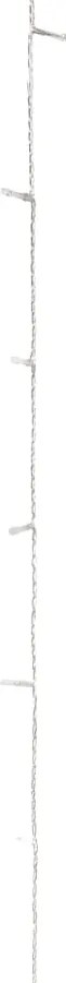 Cordão de luzes com 1000 luzes LED 100 m PVC branco quente