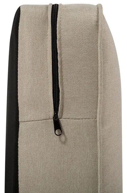 Sofá de 3 lugares em tecido creme CHESTERFIELD BIG Beliani