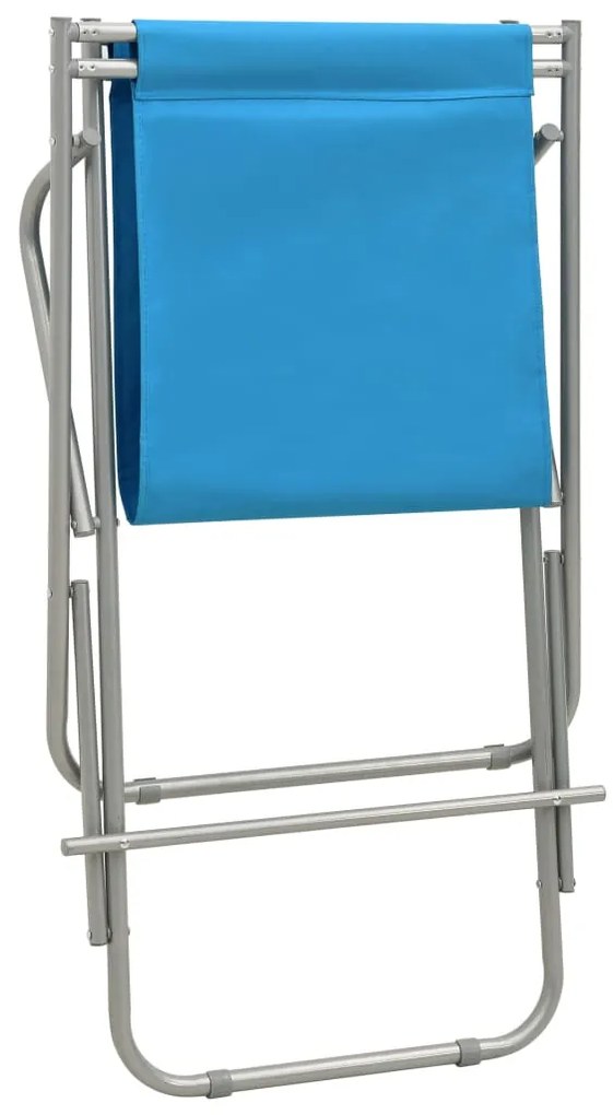 Cadeiras de baloiço 2 pcs aço azul