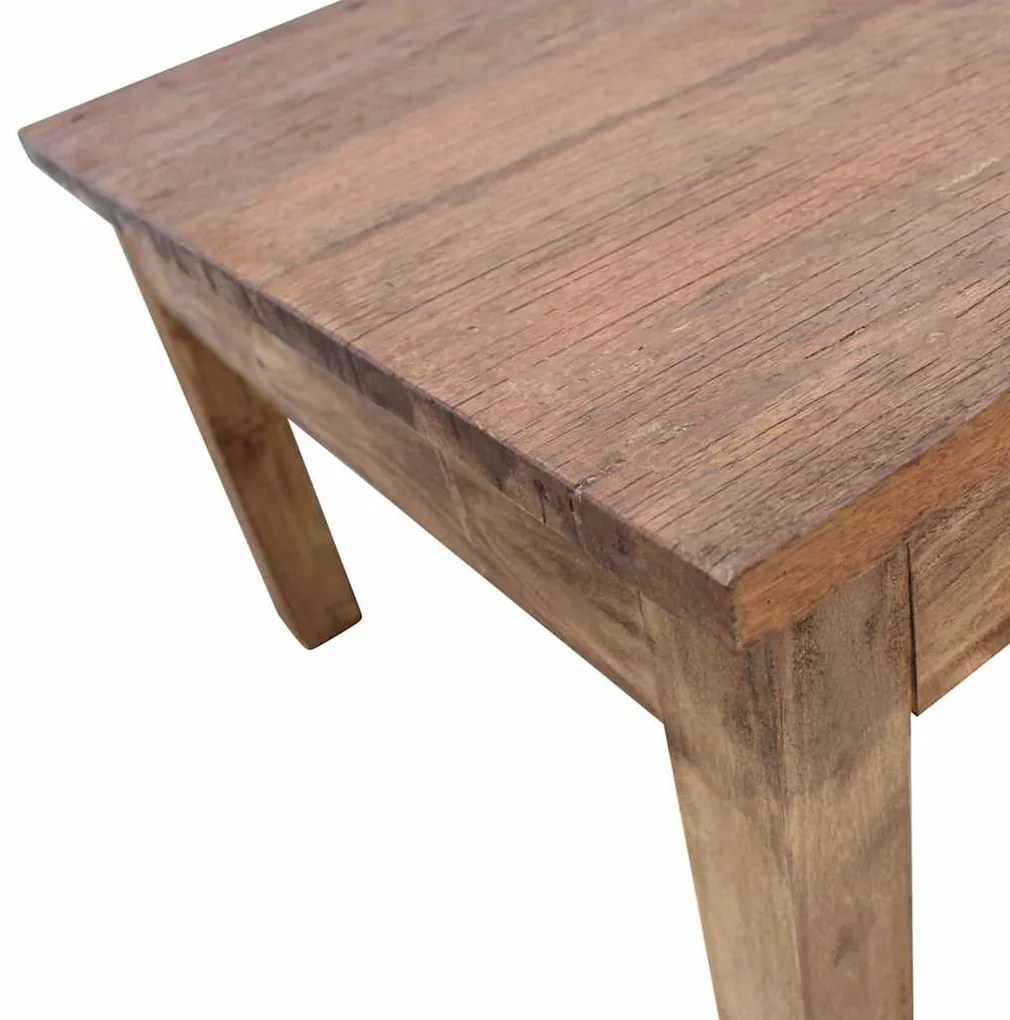 Mesa de centro madeira de mogno maciça 96x73x45 cm