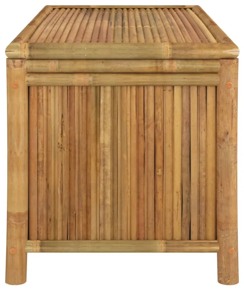 Caixa de arrumação para jardim 110x52x55 cm bambu