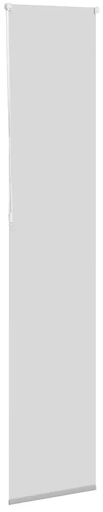 Persiana de enrolar 55x230 cm largura tecido 50,7 cm poliéster
