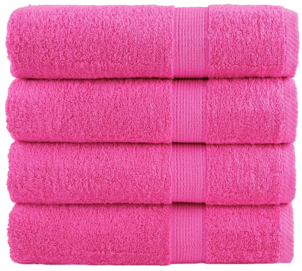Toalhas de banho premium SOLUND 4 pcs 100x150 cm 600 gsm verde