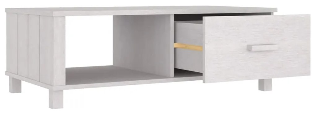 Mesa de centro HAMAR 100x55x35 cm pinho maciço branco