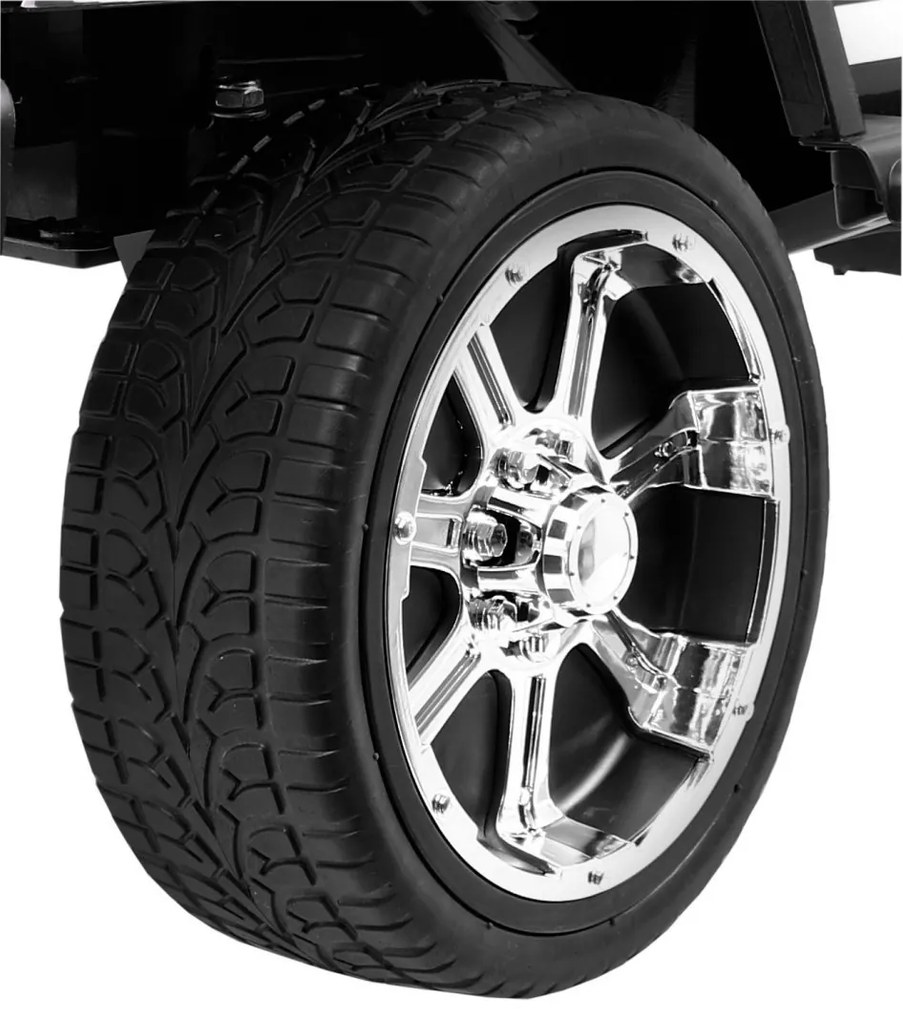 Jipe elétrico para Crianças NEW Raptor DRIFTER 4 x 4, 12V Rodas Espuma EVA, Assento couro Vermelho