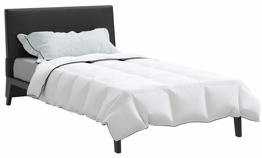 Edredom de Inverno Branco 140 x 220 cm Poliéster pêssego 105gsm