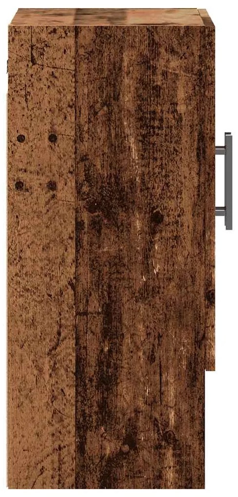 Armário parede 60x31x70 cm derivados de madeira madeira velha