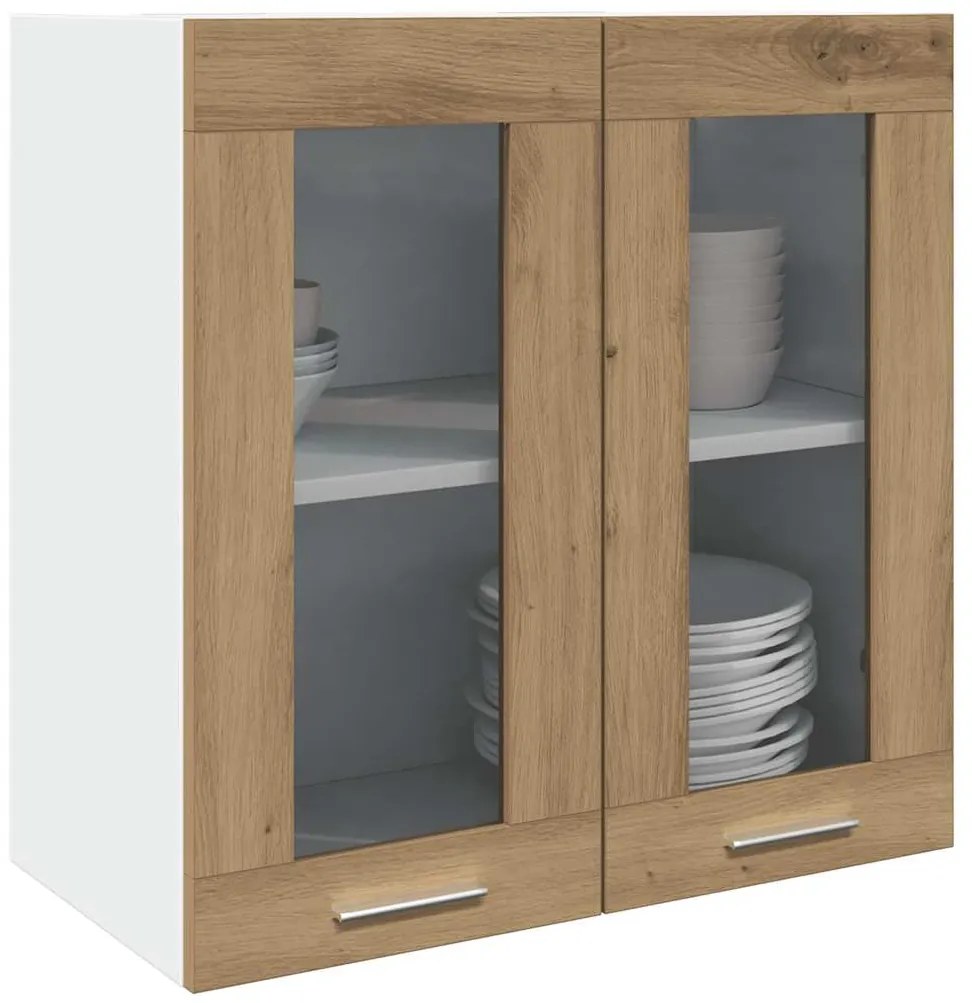Armário parede para cozinha com porta vidro “Lyon”