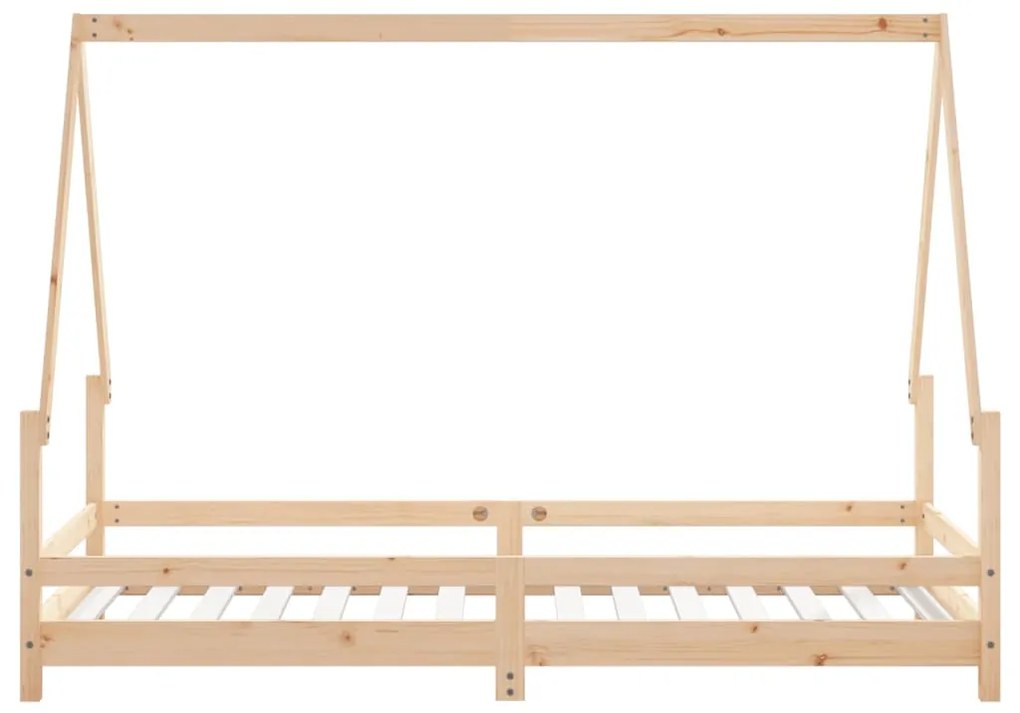 Estrutura de cama infantil 90x190 cm madeira de pinho maciça