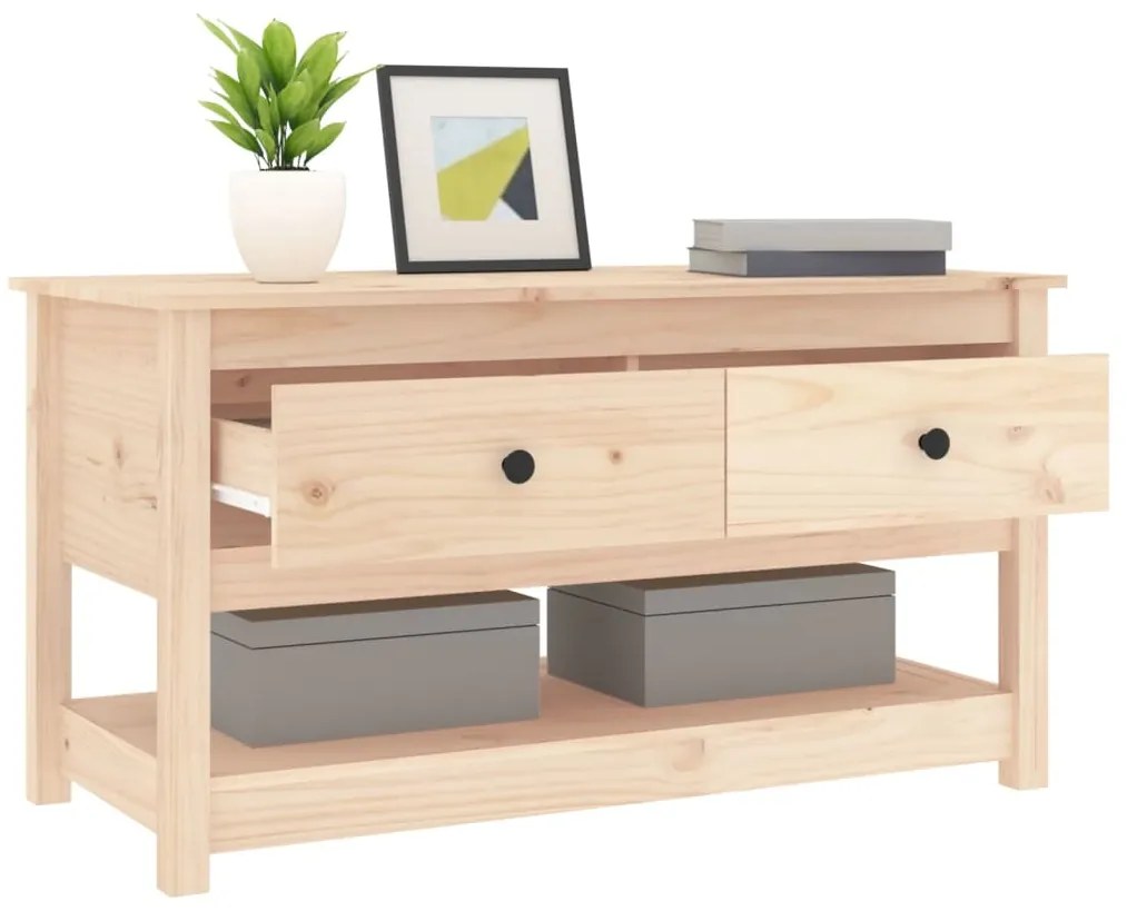 Mesa de centro 102x49x55 cm pinho maciço