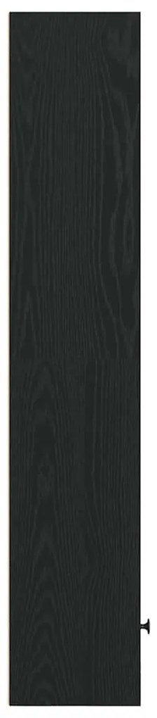 Estante 31x24x127 cm derivados de madeira carvalho preto