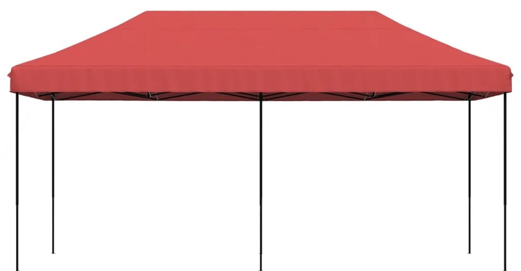 Tenda para festas pop-up dobrável 580x292x315 cm bordô