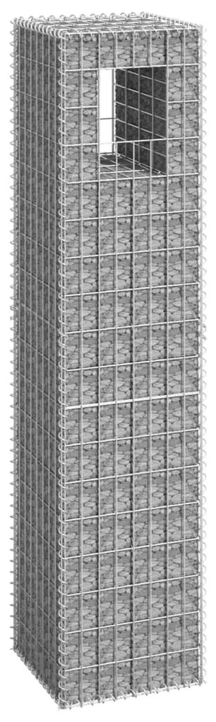 Poste/cesto gabião 40x40x180 cm ferro