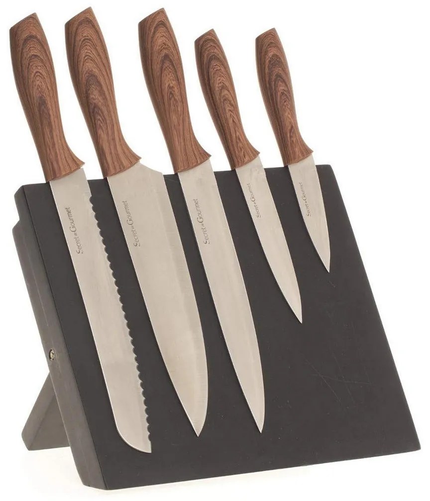 Conjunto de Facas de Cozinha e Suporte 5five (32 X 23,2 X 19 cm)