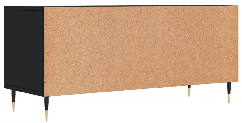 Móvel de TV 100x34,5x44,5 cm derivados de madeira preto