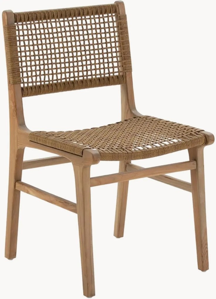 Cadeira de jantar de jardim em madeira de teca Adrian