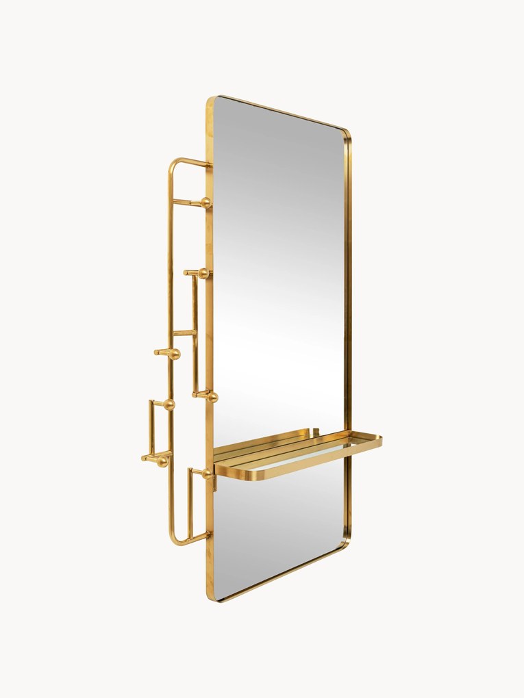 Wall-mounted Coat Rack Tristan with Mirror