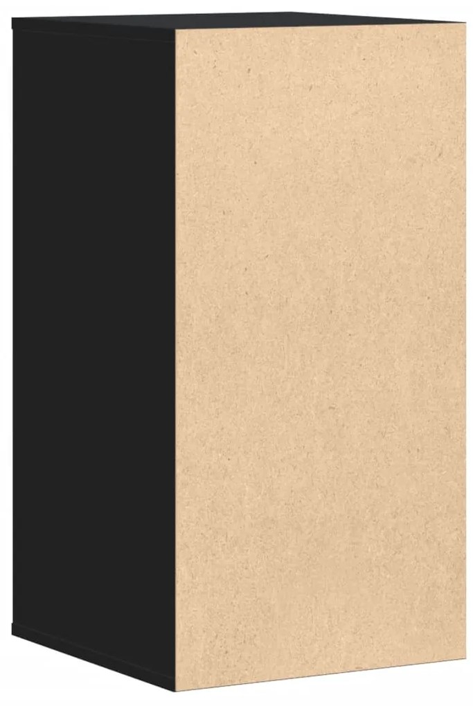 Cómoda com 4 Gavetas - 40x41x76 cm - derivados de madeira - preto