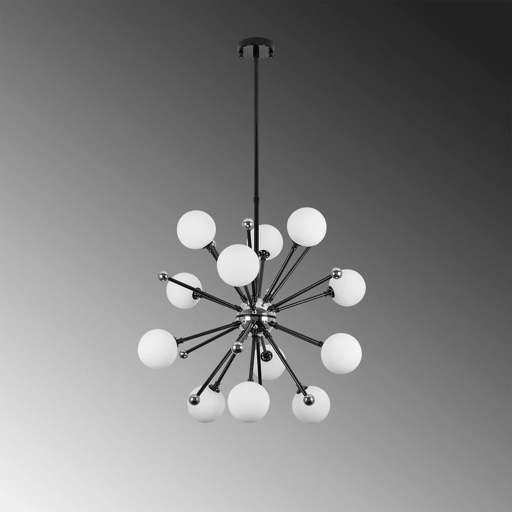 Chandelier Cavud – Preto – 60 x 60 x 68 cm