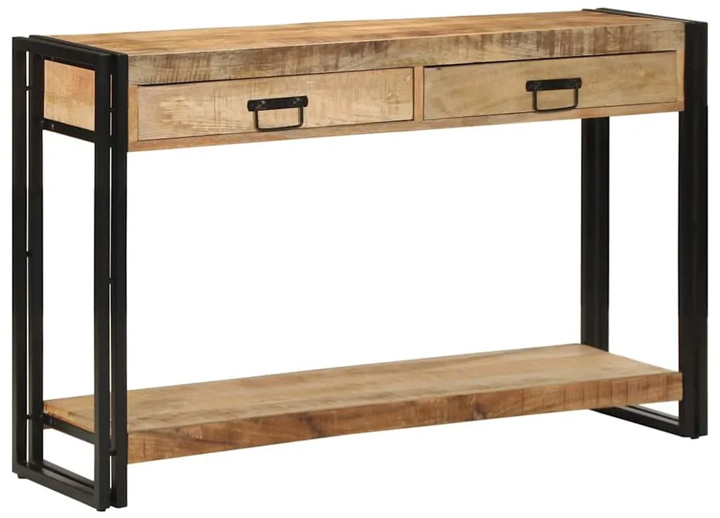Mesa de Console vidaXL 120x33x75 cm Madeira de Mangueira Sólida