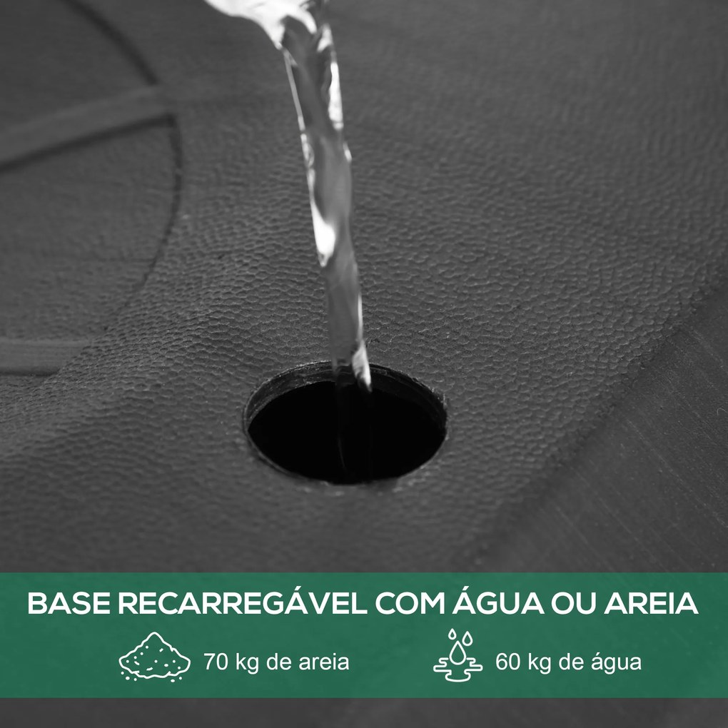 Cesta de Basquetebol com Altura Ajustável 178-208 cm Rodas Base Recarregável para Exterior 75x56x210-240 cm Amarelo e Preto
