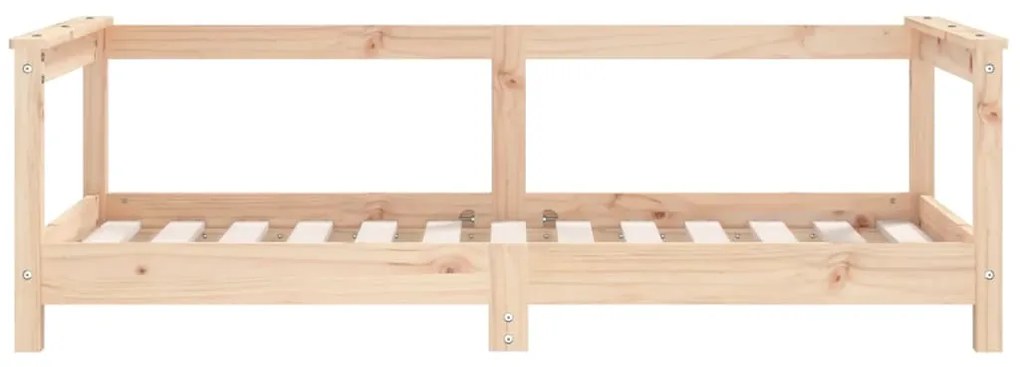 Estrutura de cama infantil 70x140 cm pinho maciço