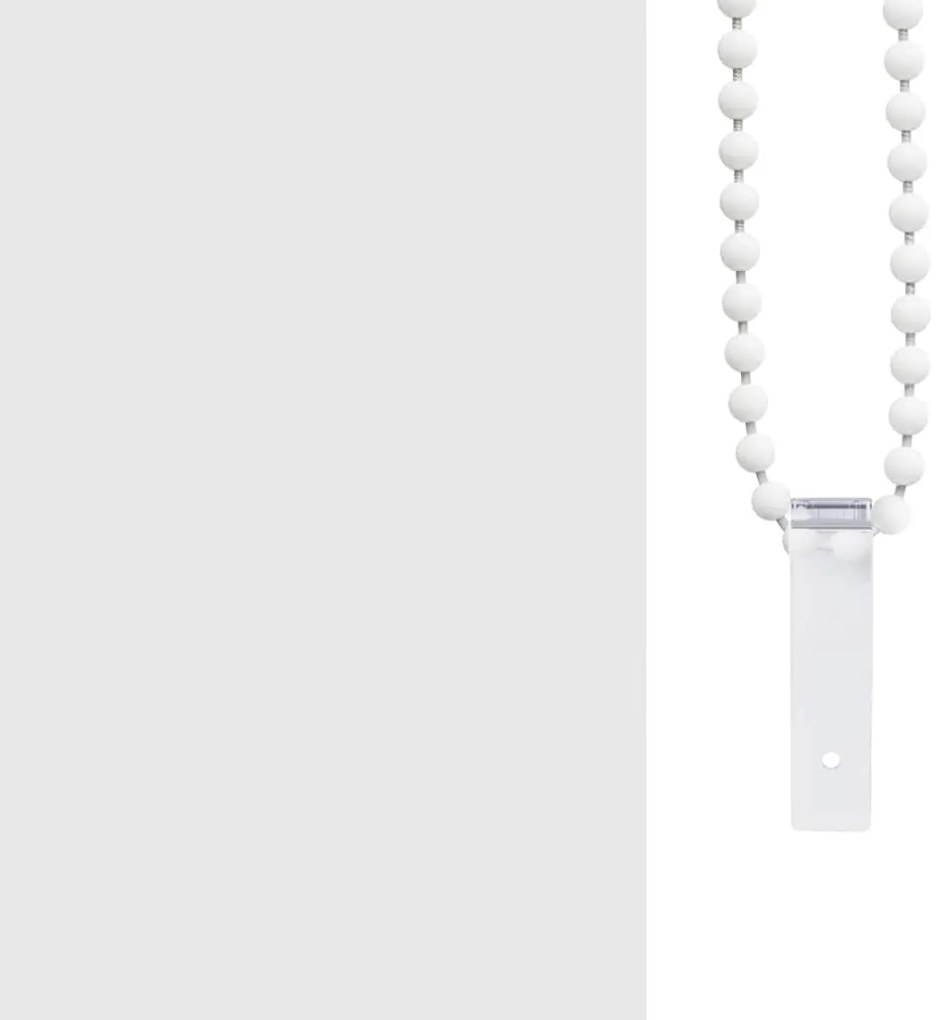 Estore de rolo para o duche 80x240 cm branco