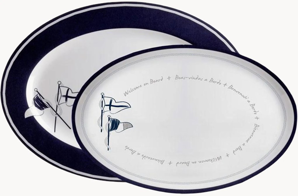 Travessas ovais Wob, conjunto de 2