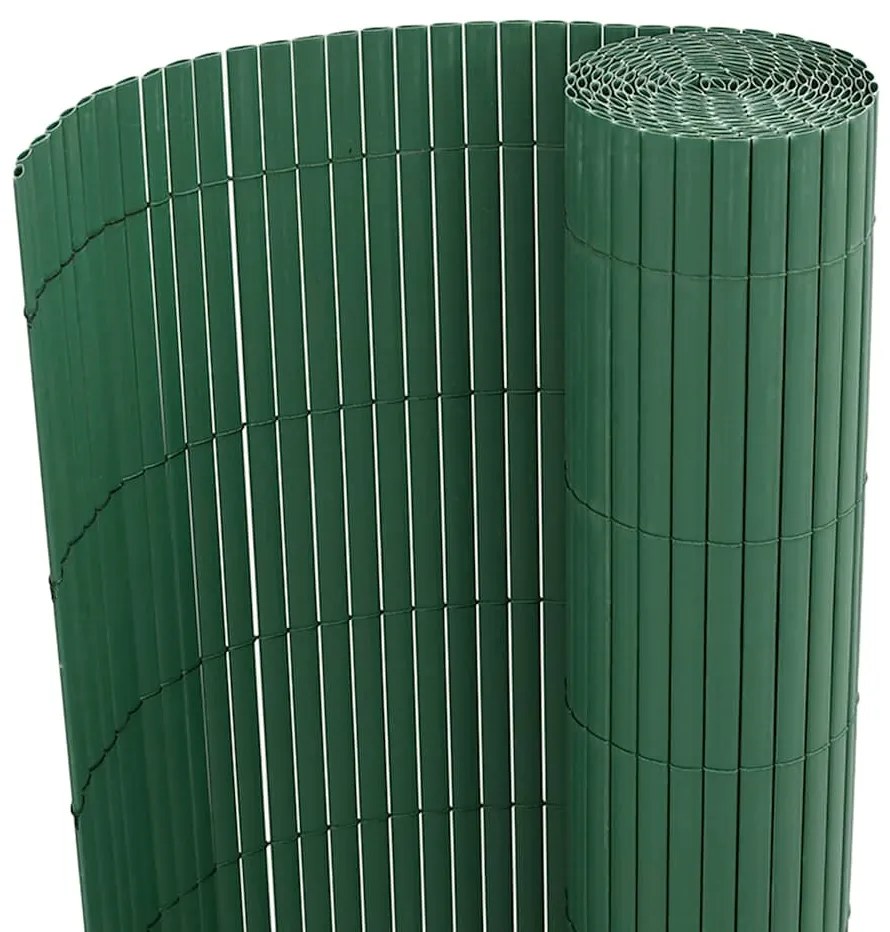 Cerca de jardim dupla face verde 1,8x3 m PVC