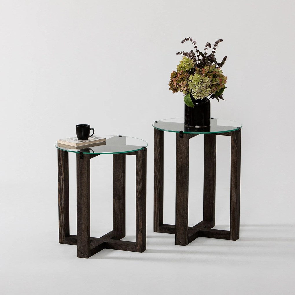 Mesa de Apoio Amalfi – Antracite – Largura: 40 cm, Altura: 45 cm e 50