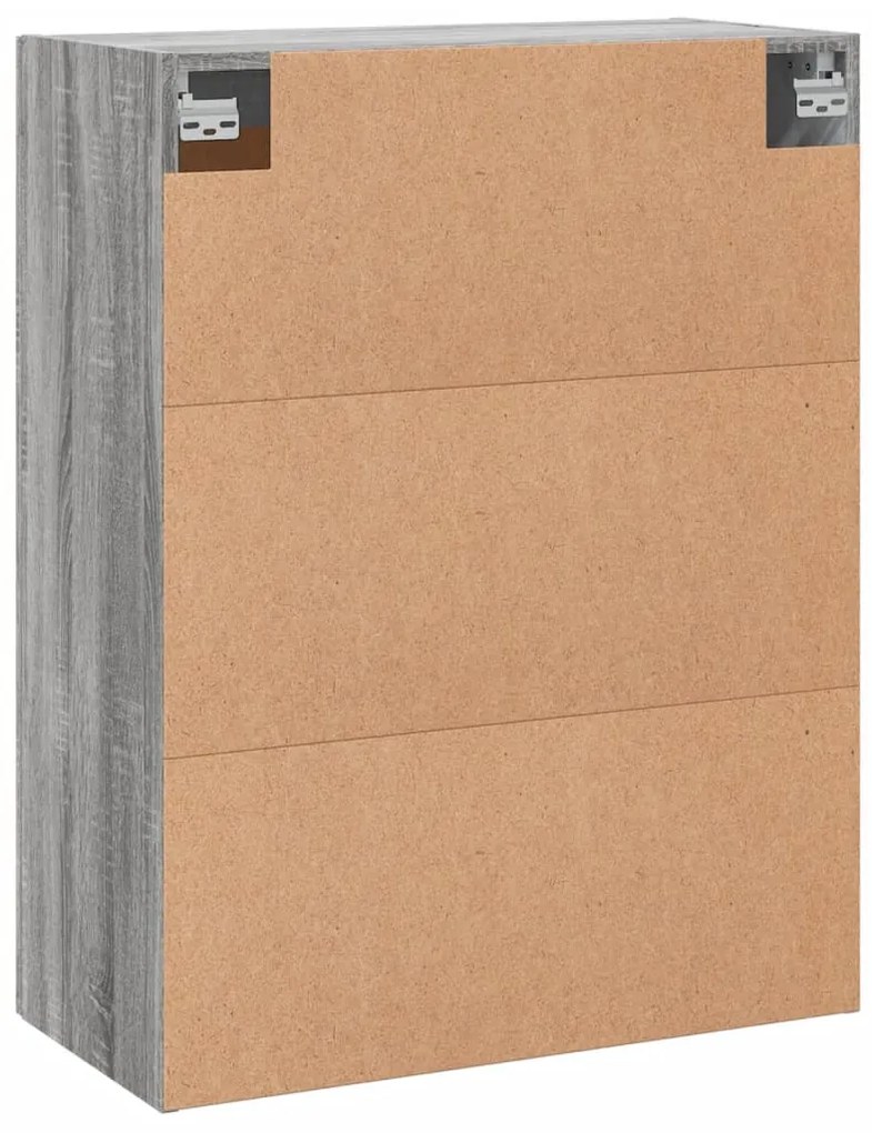 Móveis de parede 2 pcs derivados de madeira cinzento sonoma