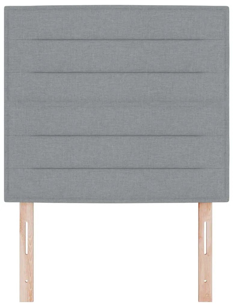 Cabeceira LED Com Design Moderno em Cinza Claro 100 cm
