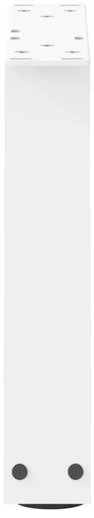 Pés para mesa de centro em V 2 peças Branco 30x(30-31,3) cm Aço