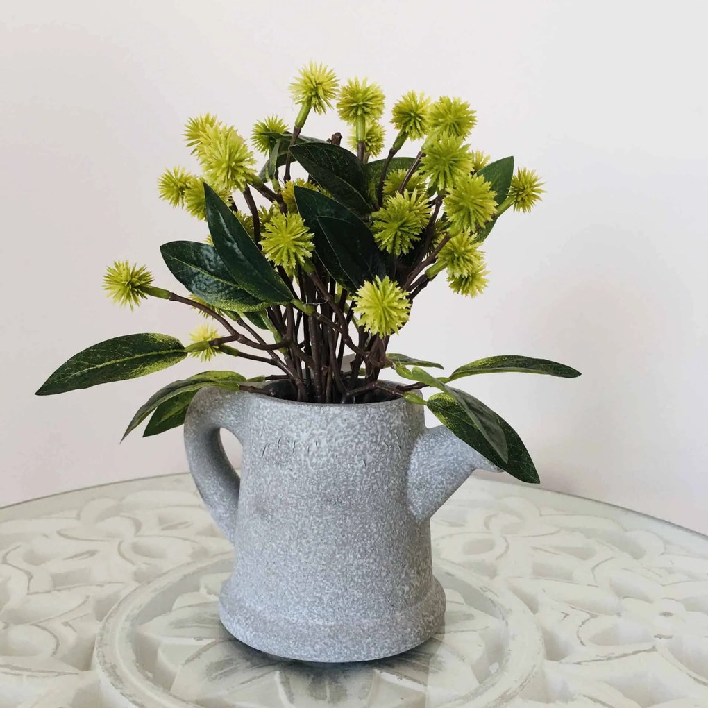 Planta Decorativa em Regador | 10x10x23CM - Modelo 1