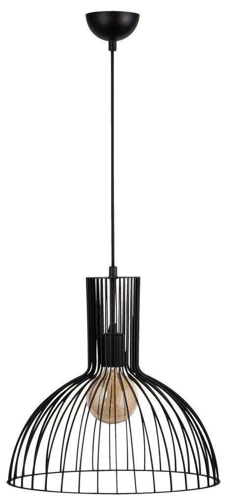 Candeeiro Chandelier Fellini – Preto – 38 cm