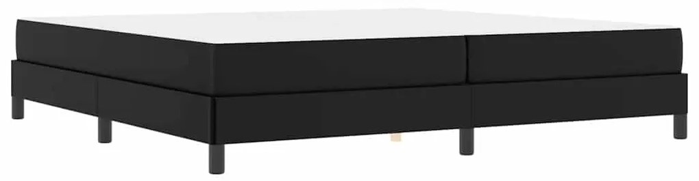 Cama Outros Preto 200 x 200 cm Couro sintético