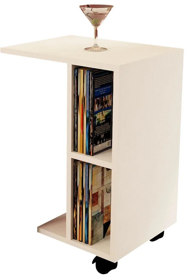 Mesa de Apoio General – Branco – 45x65x35 cm | Tribo Home