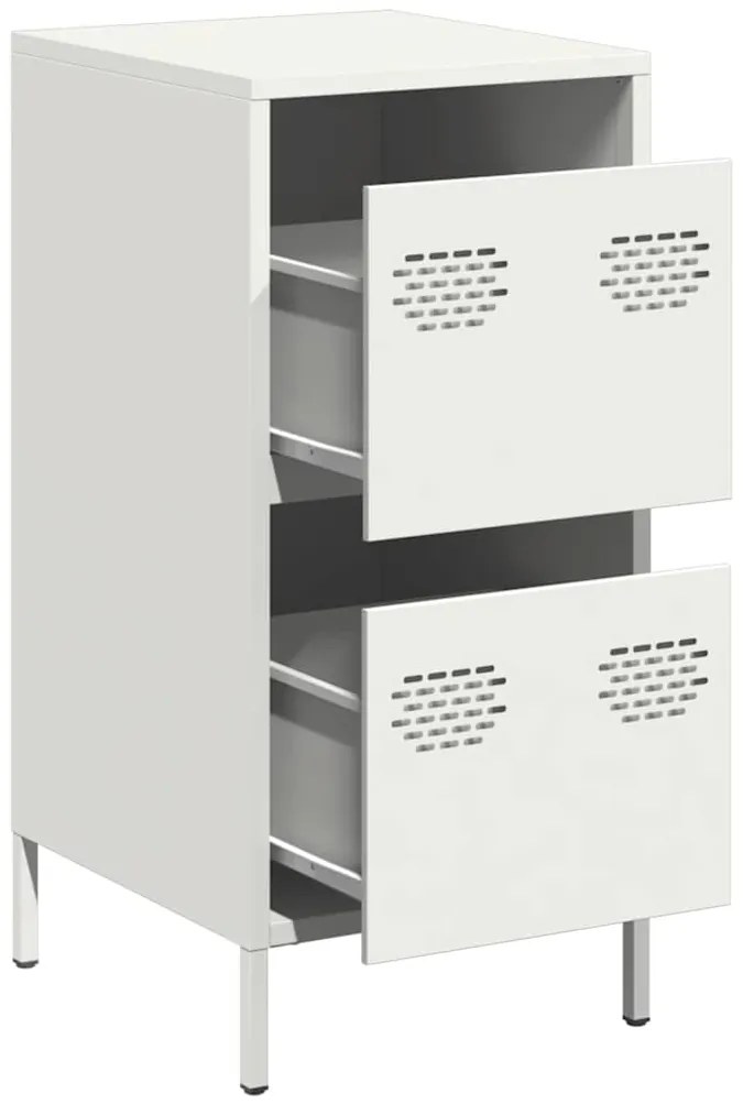 Aparador 35x39x73,5 cm aço laminado a frio branco