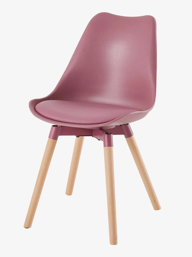 Cadeira especial primária Montessori, Alix rosa escuro liso
